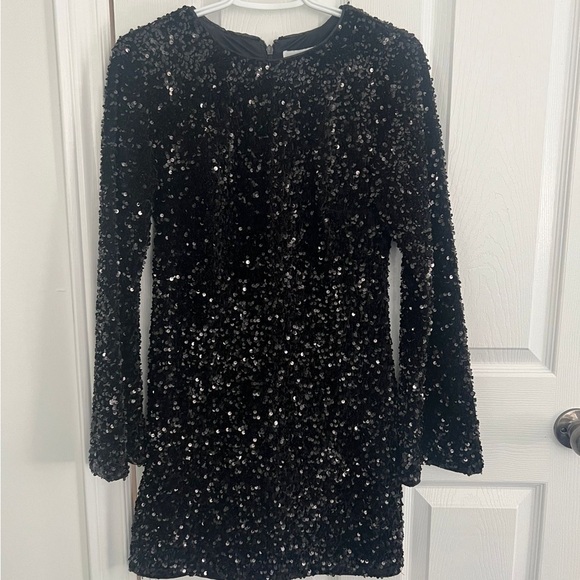 H&M Black Sequence Party Dress - Picture 1 of 6
